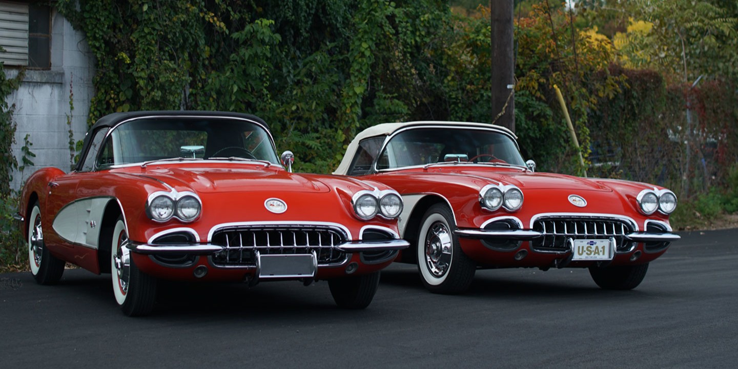 Classic car at our showroom